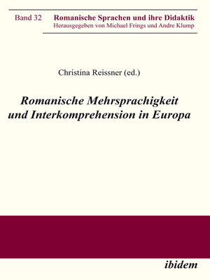 cover image of Romanische Mehrsprachigkeit und Interkomprehension in Europa